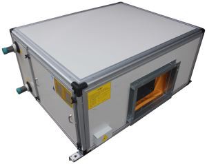 Falra szerelt szekrény típusú ventilátor tekercs egység